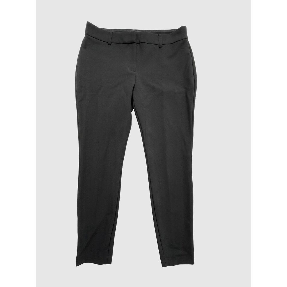 Express Skinny Mid Rise Dress Pants Women Size 8R Stretch Black Work Career